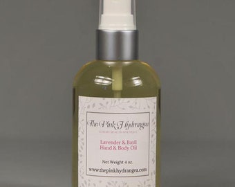 Lavender Basil Hand & Body Oil