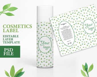 Cosmetic label soap label design custom soap labels soap packaging watercolor packaging packaging template soap label template custom label