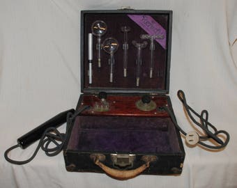 1925 antique CURE-ALL RENULIFE model M Violet Ray Generator 110 volts