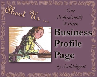 About Page Personalized to Your Business -- Show Your Personality and Earn Customer Loyalty On Any Website