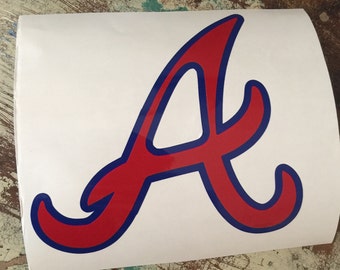 Atlanta Braves 19 oz. hand painted Wine Glass