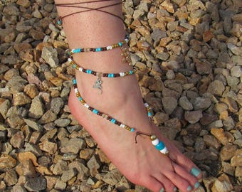 Lizard + Cactus Barefoot Sandal