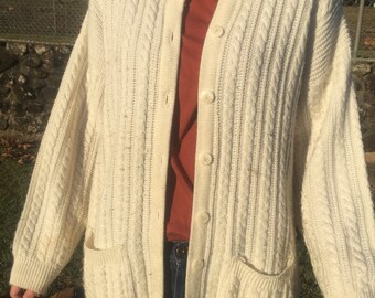 White Cardigan