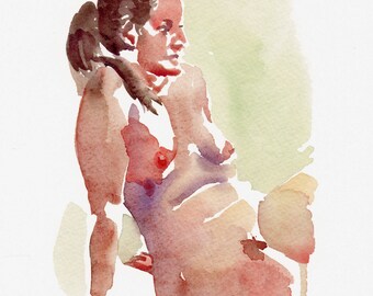 Relaxed View, Limited Edition Print, 7 x 9 inches (18 x 23 cm.), w/Certificate of Authenticity