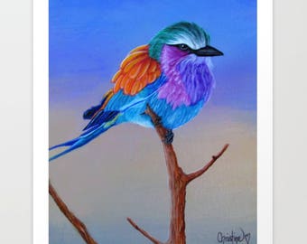 Bird Art Print "Pretty Bird"