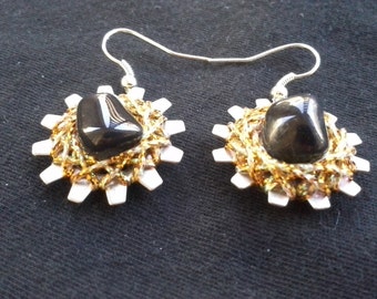 Apache Tears Earrings
