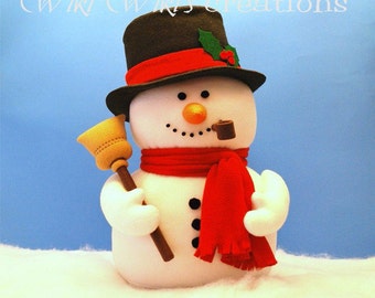 Snowman plush | Etsy