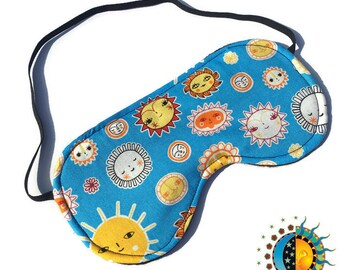 Sleep Mask | Sun Fabric | Eye Mask | Lavender | Chamomile | Peppermint | Relaxation | Meditation | Travel Mask | Sleep Wear | Blindfold |