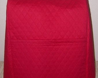 Red Quilted Mixer Cover 6 Qt. Bowl Lift