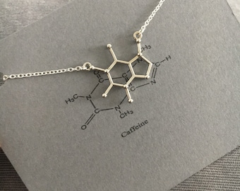 Caffeine Bracelet, Molecule Bracelet, Chemistry Bracelet, Science Jewellery, Science Jewelry