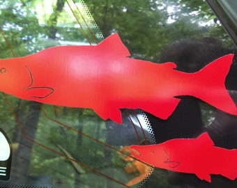 Vinyl Sockeye Salmon Decals