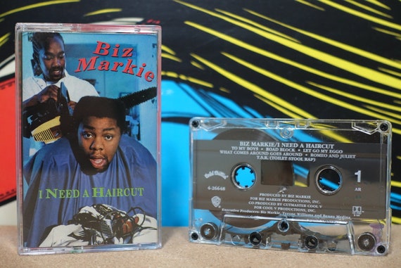 I Need A Haircut by Biz Markie Vintage Cassette Tape