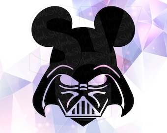 Darth vader mickey | Etsy