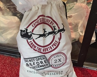 Personalized Santa Sacks