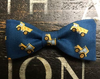 Truck Bow Tie, Self Tie or Pre-Tied, Adjustable Neckband