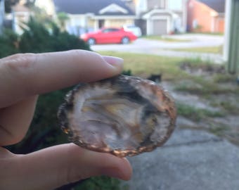 Sliced Agate (#1)– EXACT crystal shown (1) Reiki Charged