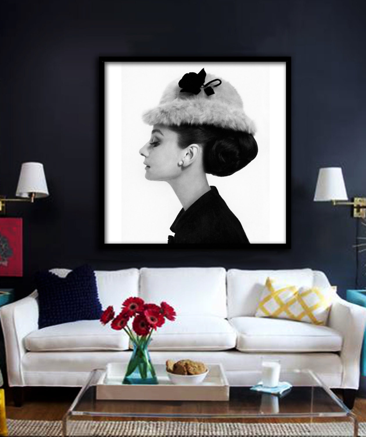 Audrey Hepburn Poster PRINTABLE FILE Square Rectangle