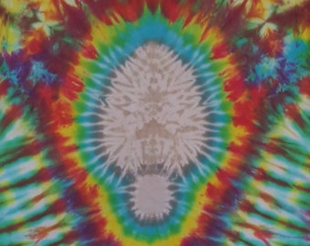 Large Morel Mushroom Tie Dye T-Shirt