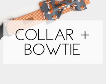 Any Dog Collar + Bowtie Package