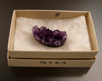 Amethyst Druzy specimen box 8