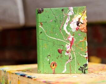 Semikolon journal painted by Rox