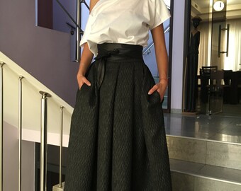 Maxi Skirt, Ball Skirt, Maxi Skirt, Plus Size Clothing, Plus Size Maxi Skirt, Black Skirt, Full Circle Skirt, Evening Skirt, Black Skirt,