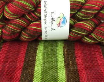 Poison Apple - Hand-Dyed Self-Striping MCN Sock Yarn