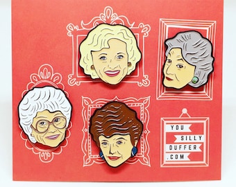 The Golden Girls Enamel Pin Pack!