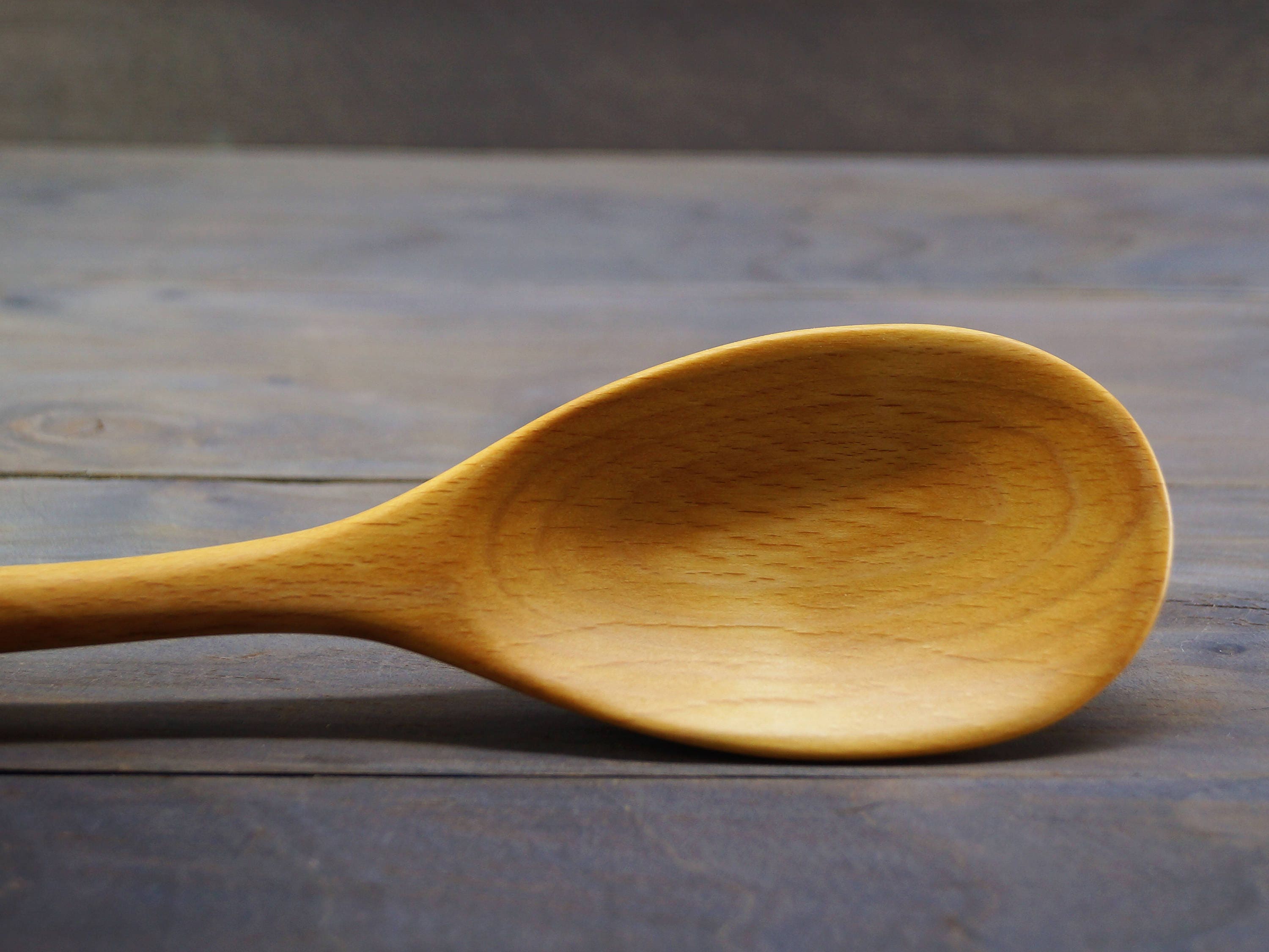 Stirring cooking spoon from beech wood CT 0016 B wooden