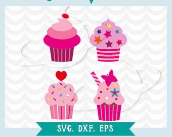 Cupcake svg, cupcake dxf, cupcake eps, cupcake stencil, muffin svg, muffing dxf, muffing eps, muffing stencil, muffin vector