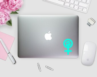Feminist Decal - Feminist Sticker - Car Decal - Laptop Decal - Vinyl Decal Sticker - Feminist Gift - Feminist Symbol