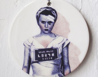 Mugshot | Illustrated Ceramic Wall Art | Ornament