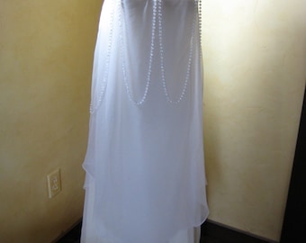 White Fairy Dress - Recycled Clothing/Costume