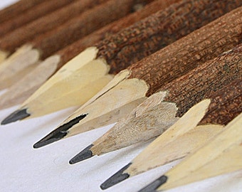 Handmade Rustic Wooden Natural Twig Pencils