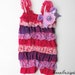 Hot Pink,Light Pink, Purple, Lavender Lace Newborn Baby,Toddler, Girl Petti Romper Photo Prop