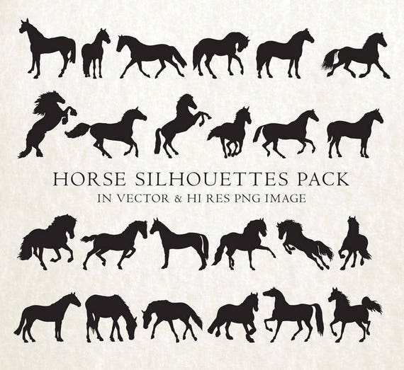 Download Horse SVG Horse Silhouette SVG Cut Files Horse Clipart