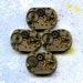 1/2" x 5/8", 4 IDENTICAL little watch movements, best price, jewelry art, steampunk, vintage, watch parts, JunqueTreasures, WM14