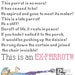 Dead Parrot Sketch Rant Cross Stitch Pattern PDF
