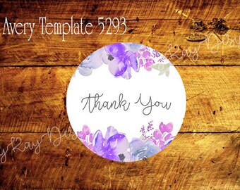 Thank You Labels *Instant Digital Download*