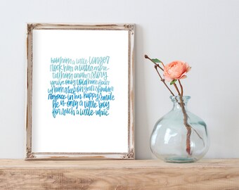 Hold Him A Little Longer 8x10 Print, Nursery Print, Baby Boy Decoration