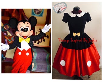 Mickey Tuxedo Bound Inspired Dress