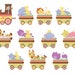 Train clipart,Train clip art,Cute Animals train clipart,Cute animals train clipart,commercial use,digital clip art,Instant download