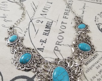 Southwest Necklace with Turquoise Accents!