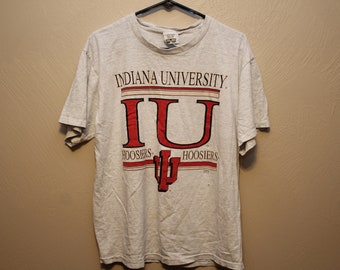 vintage University Of Indiana Hoosiers T-shirt // Indiana Hoosiers T-shirt // Vintage Indiana Hoosiers Shirt // Indiana Hoosiers Shirt //
