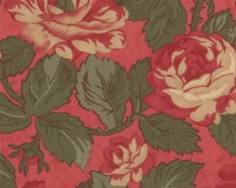 Paris Flea Market - Rouge Red Florals by 3 Sisters from Moda