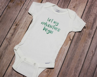 Let My Adventure Begin Baby Outfit