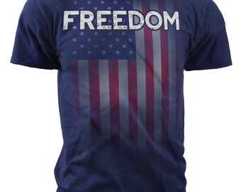 Black Ink Mens Freedom T-Shirt (MT696)