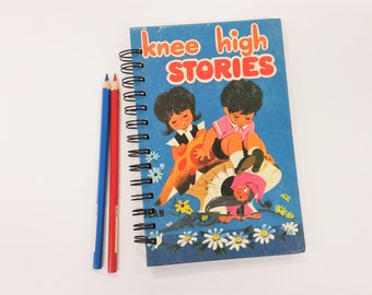 Knee High Stories, Recycled Book Journal, Notebook