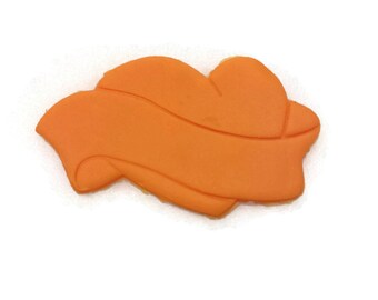 Valentines Day Heart with Ribbon Tattoo Cookie Cutter Fondant Cutter