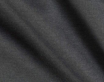 Black 100% Cotton French Terry Fabric - 10 yards RG1